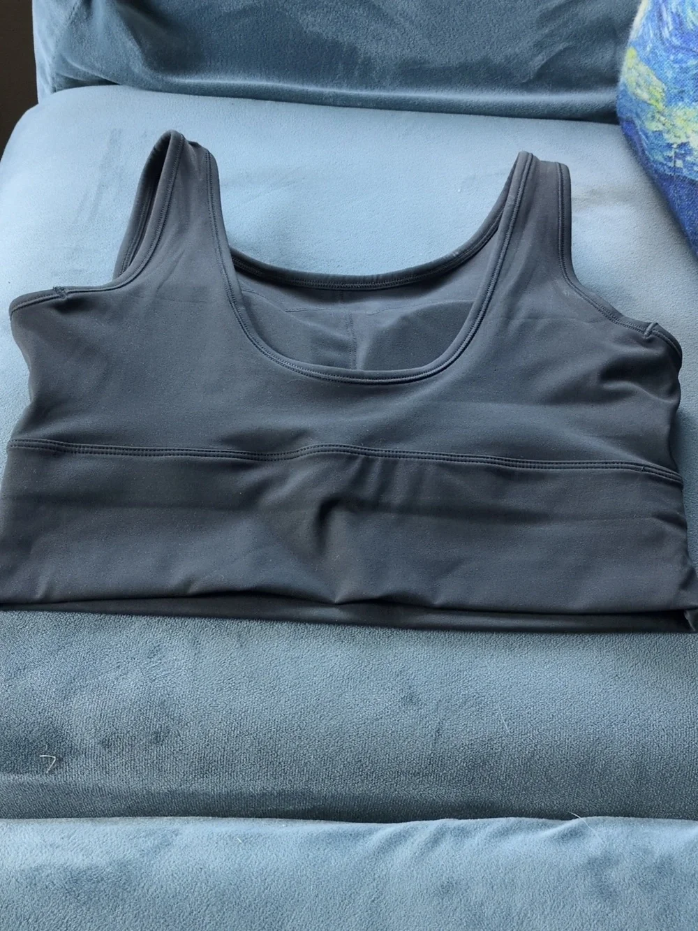 Dark Gray Sports Bra M - Picture 2 of 3